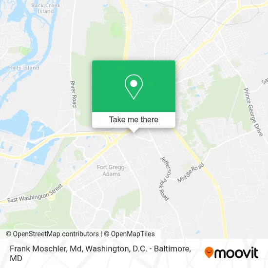 Frank Moschler, Md map