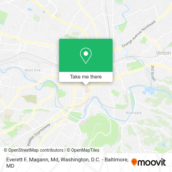 Everett F. Magann, Md map
