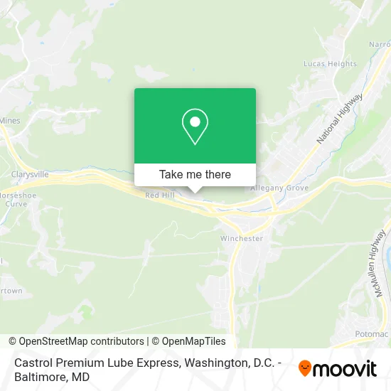 Castrol Premium Lube Express map