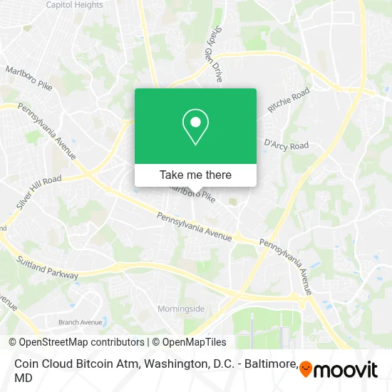 Coin Cloud Bitcoin Atm map