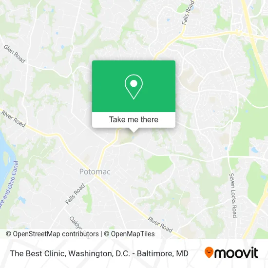 The Best Clinic map