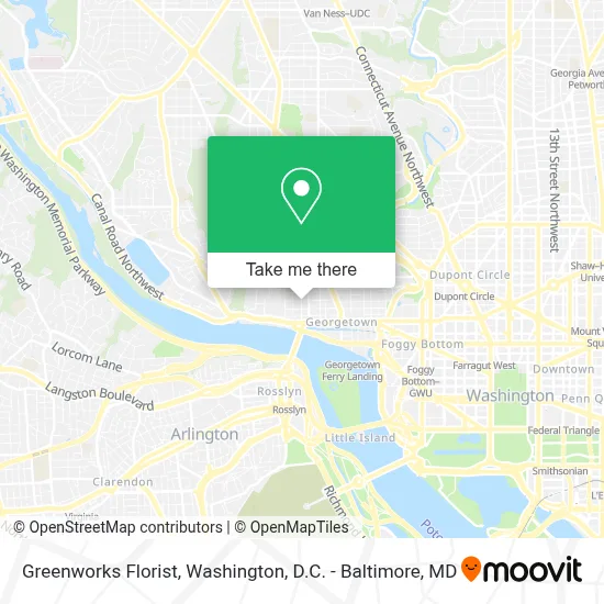 Greenworks Florist map
