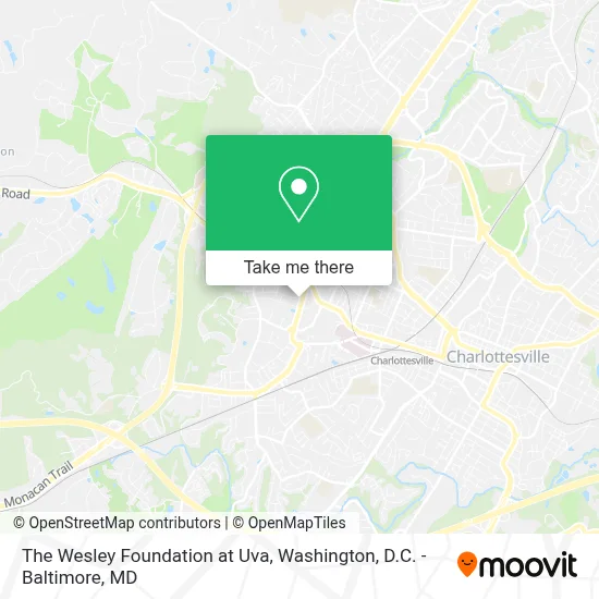 The Wesley Foundation at Uva map