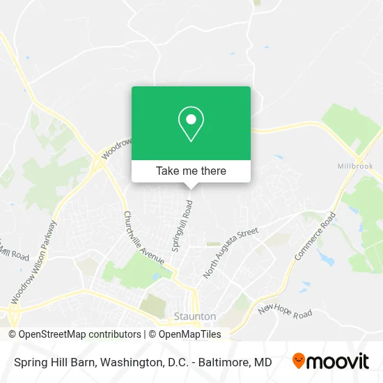 Spring Hill Barn map