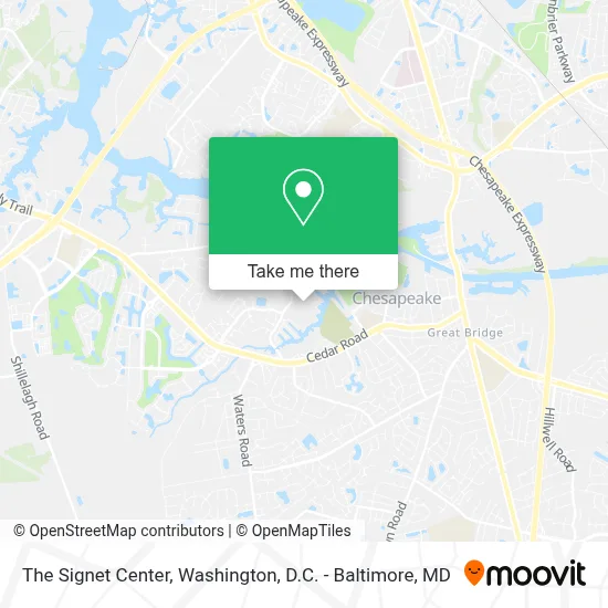 The Signet Center map
