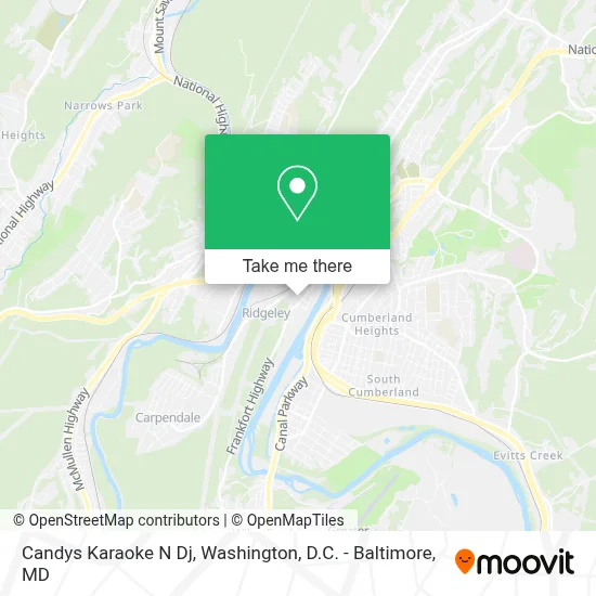 Candys Karaoke N Dj map