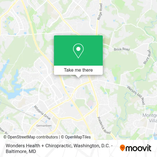 Wonders Health + Chiropractic map