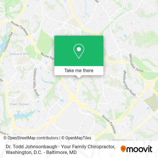 Dr. Todd Johnsonbaugh - Your Family Chiropractor map