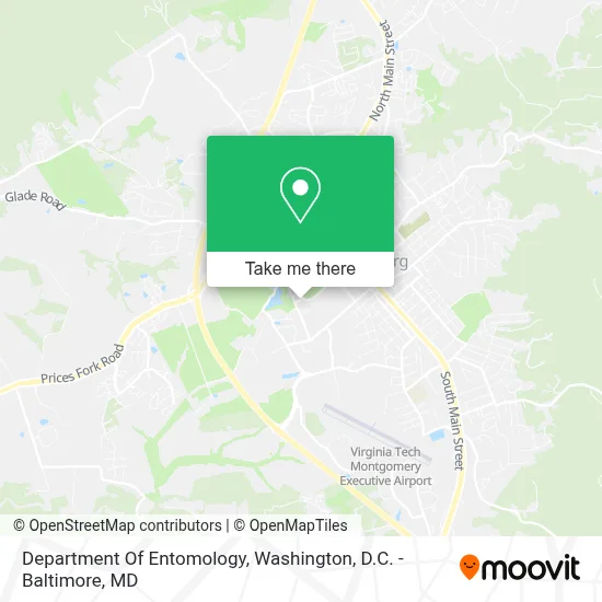 Department Of Entomology map