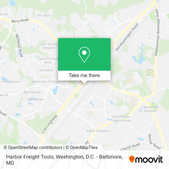 Harbor Freight Tools map