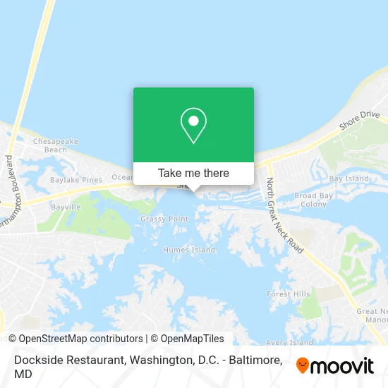 Dockside Restaurant map