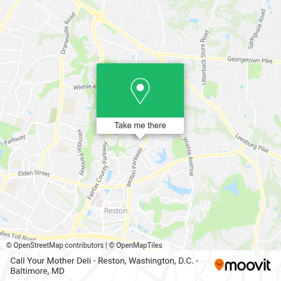 Call Your Mother Deli - Reston map