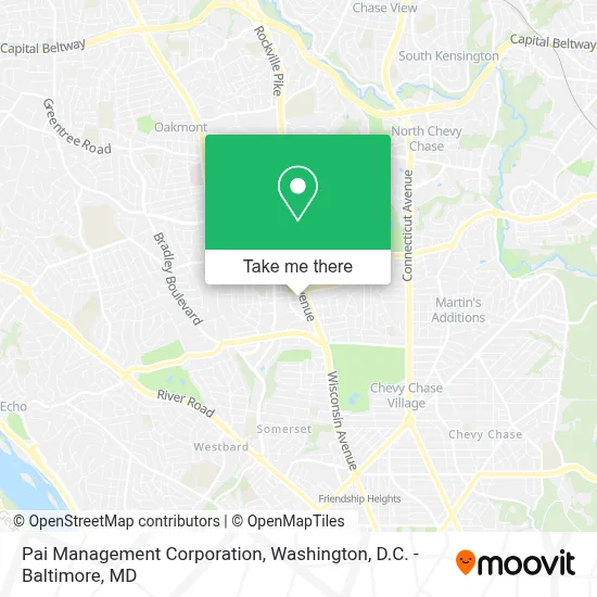 Pai Management Corporation map