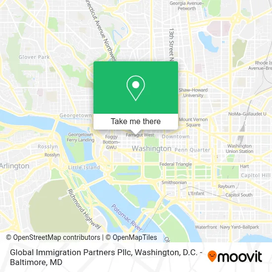 Global Immigration Partners Pllc map