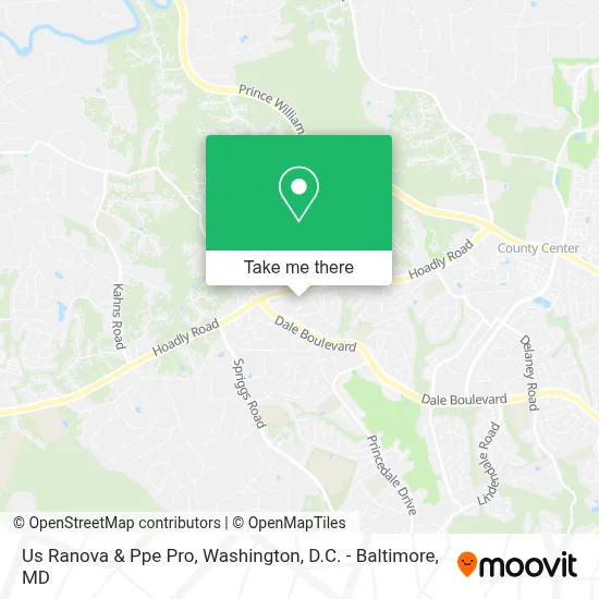 Us Ranova & Ppe Pro map