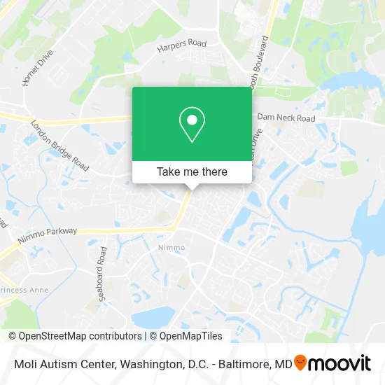 Moli Autism Center map