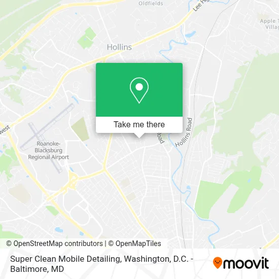 Super Clean Mobile Detailing map
