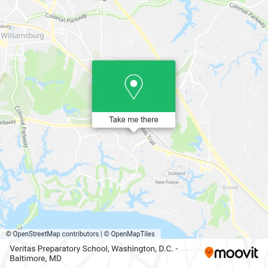Veritas Preparatory School map