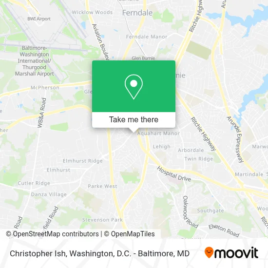 Christopher Ish map