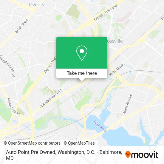 Auto Point Pre Owned map