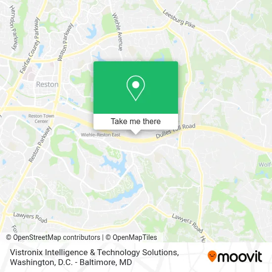 Vistronix Intelligence & Technology Solutions map