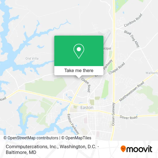 Commputercations, Inc. map