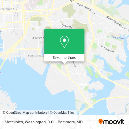 Matclinics map