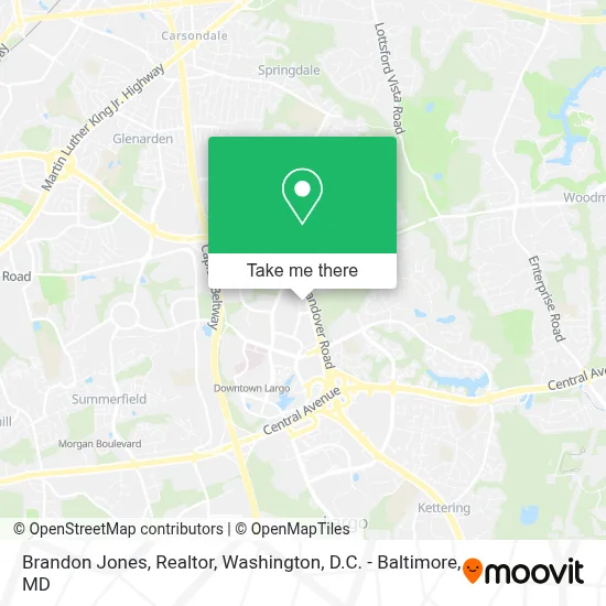 Brandon Jones, Realtor map