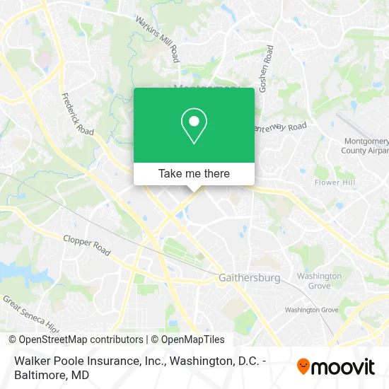Walker Poole Insurance, Inc. map