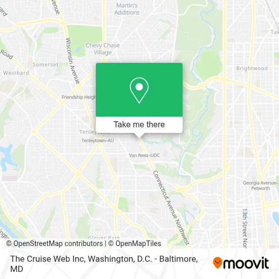 The Cruise Web Inc map