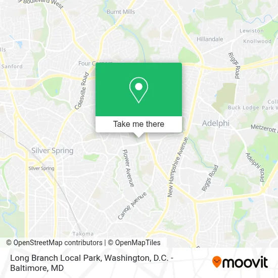 Long Branch Local Park map