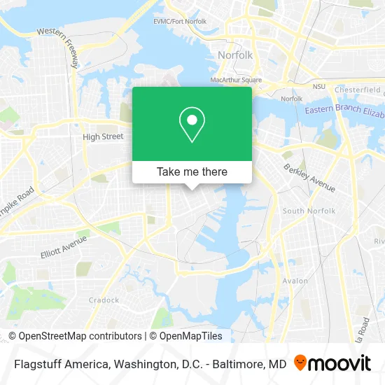 Flagstuff America map