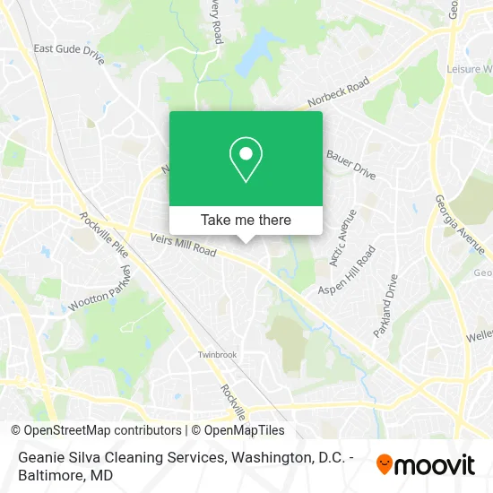 Geanie Silva Cleaning Services map
