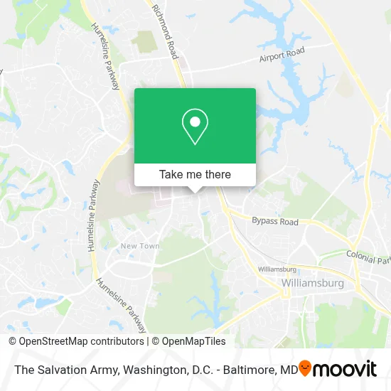 The Salvation Army map