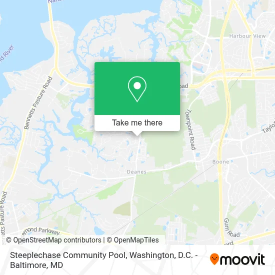 Steeplechase Community Pool map