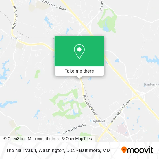 The Nail Vault map