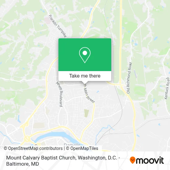 Mount Calvary Baptist Church map