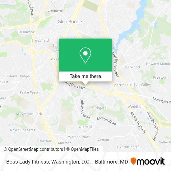 Boss Lady Fitness map