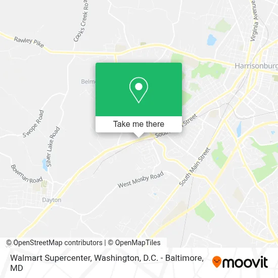Walmart Supercenter map