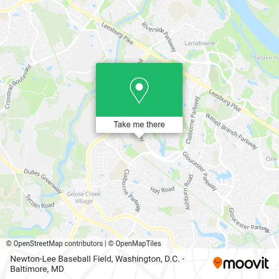 Newton-Lee Baseball Field map