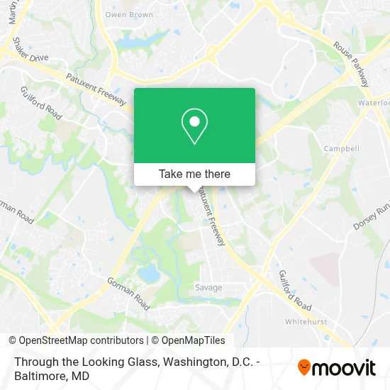 Through the Looking Glass map