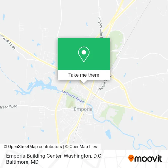 Emporia Building Center map