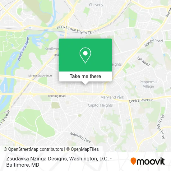 Zsudayka Nzinga Designs map