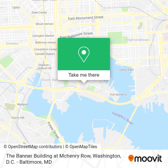 The Banner Building at Mchenry Row map