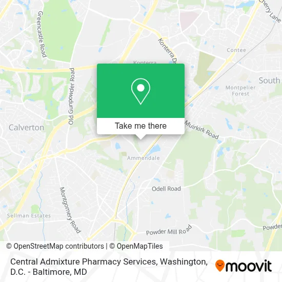 Central Admixture Pharmacy Services map