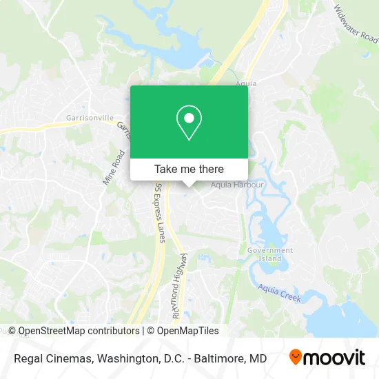 Regal Cinemas map