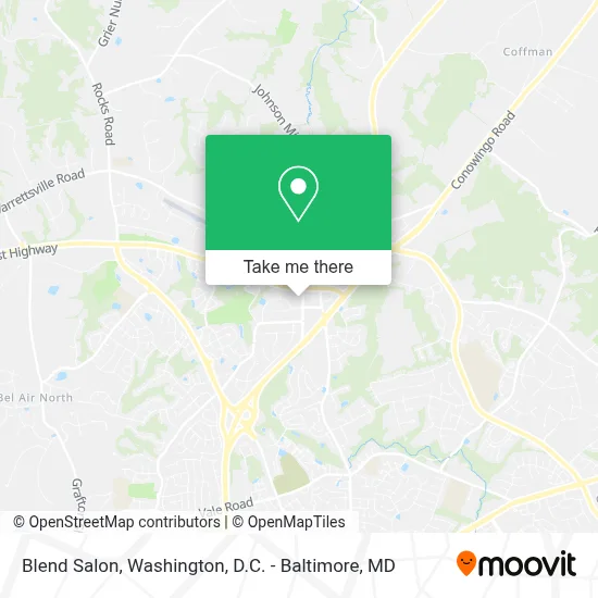 Blend Salon map