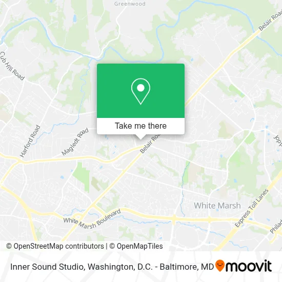 Inner Sound Studio map