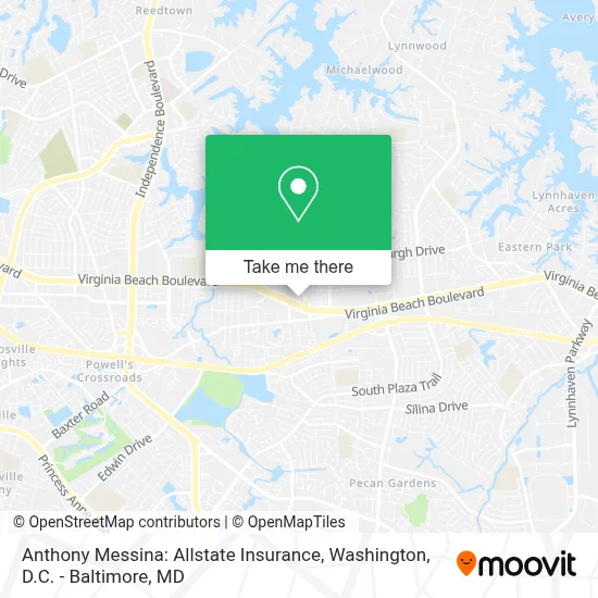 Anthony Messina: Allstate Insurance map