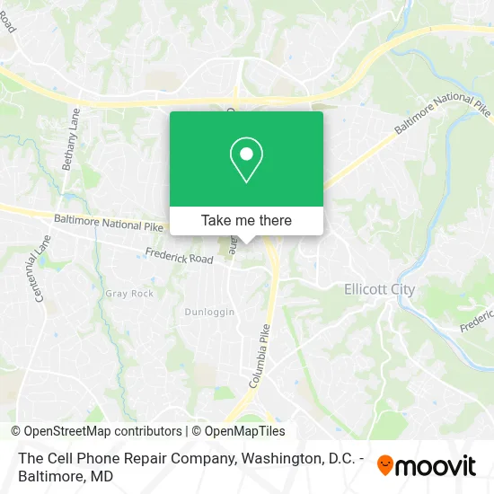 The Cell Phone Repair Company map